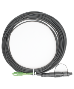 OFC-S1-BK-SA-H1A-30-10-2601-FIBERHOME-Jumper de Fibra Óptica, Conector SC/APC - Conexión a Caja FDP460, Redondo, 10 Metros (32.81 Pies), Forro 3 mm, G657A2, Negro