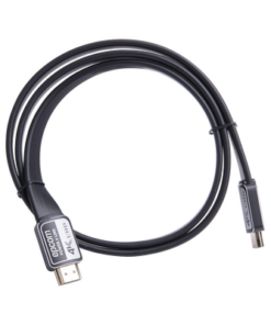 PHDMI1M-EPCOM POWERLINE-Cable HDMI Versión 2.0 Plano de 1 Metro (3.28 Pies) Optimizado para Resolución 4K Ultra HD