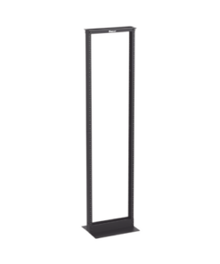 R2P-PANDUIT-Rack de Dos Postes Estándar de 19 in, Rieles Numerados y Roscados #12-24, Fabricado en Aluminio, 45 Unidades de Rack, Color Negro