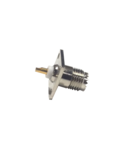 RFU-603-RF INDUSTRIES,LTD-Conector Mini UHF Hembra para Montaje con 4 Perforaciones a 13 mm en Panel, Níquel/ Oro/ Teflón.