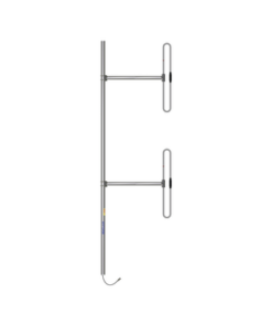 SD212-SF2P2SNM-SINCLAIR-Antena Base de 2 Dipolos, 138-174 MHz, 5 dBd, 36 MHz de Ancho de Banda, Bi-direccional, 300 Watt, N Macho, Inclinación Opcional "Tilt" de 0, 2, 4, 6, 8 o 10 Grados.