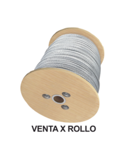 S-RET-14-RS/2000-SYSCOM-Rollo de Retenida de 1/4" de Acero Galvanizado 7 Hilos (2000 metros).