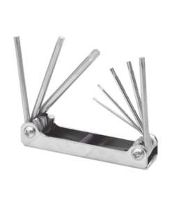 SYS-ALLFTN8-SURTEK-Juego de 8 llaves hexagonales Torx® tipo navaja, estuche metálico.