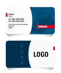 TARSIMRAD20/200P-SIMRAD-Tarjetas de Presentación SIMRAD (Paquete de 200 tarjetas)