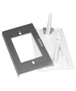 TEK-100-UNI-G-THORSMAN-Soporte y tapa universal color aluminio de PVC auto extinguible, para canaleta TEK100A y minicolumna THMICG