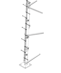 TRY-ST-STEPW-Trylon-Escalera de 3 m Tipo Perno con Sección Soldada para Torres SUPER TITAN Secciones 13 a 21.