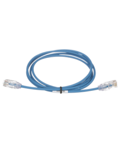 UTP28SP12BU-PANDUIT-Cable de Parcheo TX6, UTP Cat6, Diámetro Reducido (28AWG), Color Azul, 3.66 Metros (12 Pies)