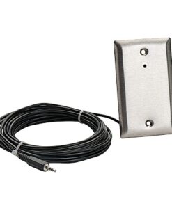 DVM-L-LOUROE ELECTRONICS-Micrófono Louroe para montaje en pared con micrófono mic level, para aplicaciones en cámaras IP