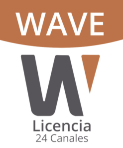 WAVE-PRO-24-HANWHA VISION-Licencia de 24 Canales de Grabación Wisenet Wave Profesional 