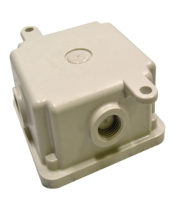 WB-NM-FEDERAL SIGNAL INDUSTRIAL-Caja trasera resistente a la intemperie, no metálica, gris, accesorio federal signal