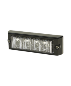 X3704-RW-ECCO-Luz Auxiliar Serie X3704, 4 LEDs Ultra Brillantes, color Rojo / Claro