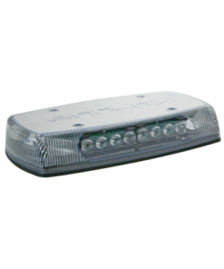 X5590-CR-ECCO-Mini Barra de Luces Ultra Brillante, color domo claro, LED rojo, Ideal para Seguridad Privada