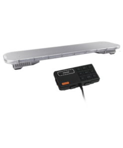 X75RB-EPCOM INDUSTRIAL SIGNALING-Barra de luces LED de 46" Rojo/Azul , De 132 LEDs, Sirena, Bocina y Controlador Incluido, Ideal para Equipar Unidades de Seguridad Publica