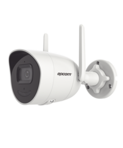 XB24-WF-EPCOM-Bala IP 4 Megapixel / Lente 2.8 mm / 30 mts IR / Exterior IP66 / Wi-Fi / WDR 120 dB / Soporta Micro SD / H.265+ / Micrófono y Bocina Interconstruido