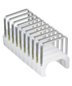 450-003-KLEIN TOOLS-Paquete de 300 Grapas con Aislamiento, para Cables NM (RomexÆ) como 14/3, 14/3G, 12/3 y otros cables de hasta 11/32 x 19/32 (9 mm x 15 mm / 0.35 x 0.59 pulgadas).