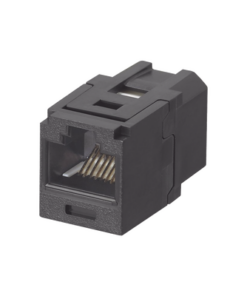 CC688BL-PANDUIT-Módulo Acoplador RJ45 a RJ45, Mini-Com, Categoría 6, Color Negro