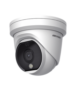 DS-2TD1117-3/PA-HIKVISION-Turret IP Térmica 160 X 120 / Lente 3.1 mm / Termométrica / Detección de Fuego / Detección de Temperatura / PoE /Exterior IP66 / Sirena y Luz Intermitente Integrada