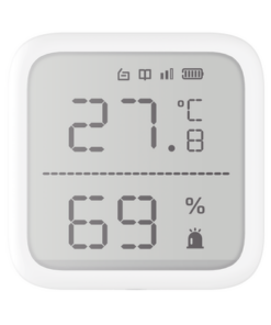 DS-PDTPH-E-WB-HIKVISION-(AX PRO) Detector de Temperatura y Detector de Humedad Inalámbrico / 2.7" de Tamaño / Uso en Interior / Rango de Detección desde  -35°C hasta 99°C