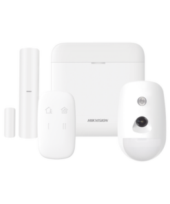 DS-PWA48-K-CAM-HIKVISION-(AX PRO) KIT de Alarma AX PRO / Incluye: 1 Hub con bateria de respaldo / 1 Sensor PIR con Cámara / 1 Contacto Magnético / 1 Control Remoto / WiFi / Compatible con Hik-Connect P2P