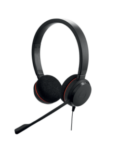 EVOLVE-20-DUO-MS-JABRA-Jabra Evolve 20 Duo con conexión USB, micrófono con cancelación de ruido de última generación, configuración Plug and Play, Certificación Microsoft Teams (4999-823-109)