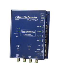 FD7104-OPTEX-Sensor de Seguridad Perimetral por Fibra Óptica Sensitiva / 4 zonas / 800 metros máximo por zona