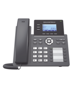 GRP2604P-GRANDSTREAM-Teléfono IP Grado Operador, 3 líneas SIP con 6 cuentas, 10 botones BLF, puertos Gigabit PoE, codec Opus, IPV4/IPV6 con gestión en la nube GDMS