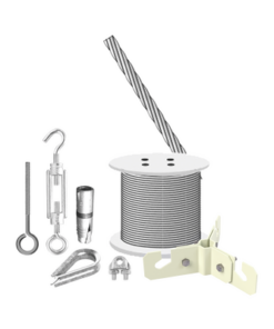 KIT-RET-3M-SYSCOM TOWERS-Kit  de Sujeción de Mástil de 3 Metros a Piso de Concreto.