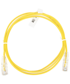 LP-UT6-150-YE-28-LINKEDPRO BY EPCOM-Cable de Parcheo Slim UTP Cat6 - 1.5 m Amarillo Diámetro Reducido (28 AWG)