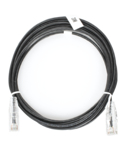 LP-UT6-300-BK-28-LINKEDPRO BY EPCOM-Cable de Parcheo Slim UTP Cat6 - 3 m Negro Diámetro Reducido (28 AWG)