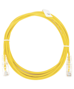 LP-UT6-300-YE-28-LINKEDPRO BY EPCOM-Cable de Parcheo Slim UTP Cat6 - 3 m Amarillo Diámetro Reducido (28 AWG)