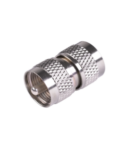 RFU-538-RF INDUSTRIES,LTD-Adaptador Barril en Línea, de Conector UHF Macho (PL-259) a UHF Macho (PL-259), Níquel/ Plata/ Teflón.