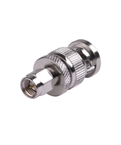 RSA-3459-RF INDUSTRIES,LTD-Adaptador en Línea de Conector SMA Macho a BNC Macho, Níquel/ Oro/ Teflón.