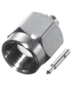 RSA-3505-085-03-RF INDUSTRIES,LTD-Conector SMA Macho de Pared Gruesa para Cable Semi-Rigido de 0.085" de Díametro, SR1, Inox.-Oro/ Oro/ Teflón.