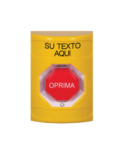 SS2-209-ZA-ES-STI-Botón de Texto Personalizado en Español, Girar para restablecer