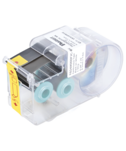 T024X000FJC-BK-PANDUIT-Casete de Etiquetas de Poliolefina de Cinta Continua, Color Blanco sobre Negro, Uso Interior/Exterior, 6.1 mm de Ancho x 7.6 metros (24.93 pies) de Largo