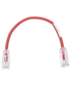 UTP28X8INRD-PANDUIT-Cable de Parcheo UTP, Cat6A, Diámetro Reducido (28 AWG), CM/LSZH, Color Rojo, 20.3 cm (8 Pulgadas)