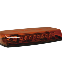X5597-A-ECCO-Mini Barra de Luces Ultra Brillante 15", color domo ambar, LED ámbar, Ideal para Seguridad Privada