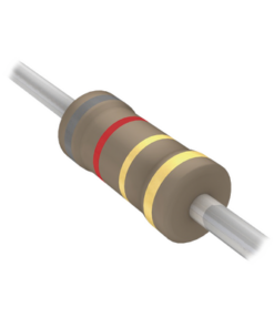 8.2QBK-ND-SYSCOM-Resistencia Axial de Película de Carbón de 8.2 Ohm, 1/4 Watt, 5%