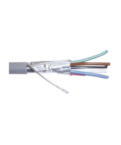 9290-VIAKON-Cable Calibre 22, CMR, 6 Conductores, Blindado, 305 metros, Color Gris