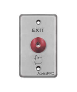 APBRRLC-ACCESSPRO-Botón tipo Hongo / Redondo Color Rojo con LED / Estético / NO y COM