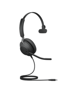 EVOLVE2-40-MONO-UC-C-JABRA-Jabra Evolve 2 40, Auricular mono versión UC con aislamiento de ruido, conexión USB-C y indicador de ocupado (Busylight) (24089-889-899)