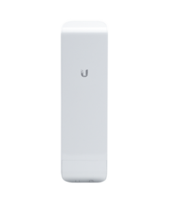 NSM365-UBIQUITI-NanoStation airMAX M365, hasta 150 Mbps, frecuencia 3.65 GHz (3650-3675 MHz) con antena integrada de 13 dBi