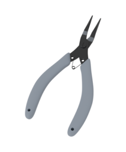 RFA-4080-2-RF INDUSTRIES,LTD-Pinzas de Punta Redonda Aserrada de 4.5" (125 mm) en Acero Inoxidable.
