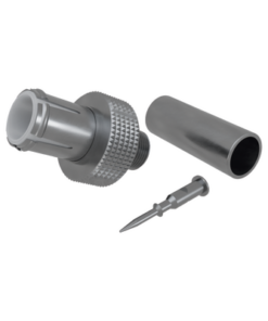 RFB-1106-9-RF INDUSTRIES,LTD-Conector BNC Hembra de Conexión Rápida, Anillo Plegable para RG-58/U Níquel/ Oro/ Delrin.