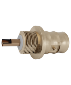 RFB-1116-NG-03-RF INDUSTRIES,LTD-Conector BNC Hembra para Chasis, Soldable, Montaje Frontal D-Plano, Sin Herraje, Níquel/ Oro/ Teflón.