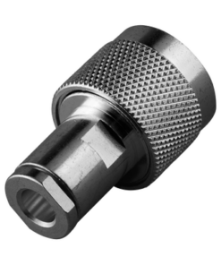 RFN-1004-1SP-RF INDUSTRIES,LTD-Conector N Macho de Rosca para Cable PROFLEX, Cable Grupo P, Plata/ Oro/ Teflón.