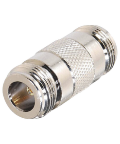 RFN-1013-1-RF INDUSTRIES,LTD-Adaptador Barril en Linea para 50 Ohm, de Conector N Hembra a N Hembra, Plata/ Oro/ Teflón.