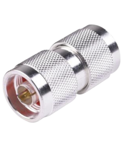 RFN-1014-1-RF INDUSTRIES,LTD-Adaptador Barril en Línea de Conector N Macho a N Macho, Plata/ Oro/ Teflón.