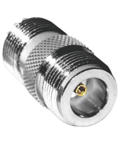 RFN-1034-1-RF INDUSTRIES,LTD-Adaptador en Línea de Conector N Hembra a UHF Hembra (SO-239), Plata/ Oro/ Teflón.