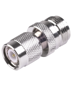 RFT-1234-RF INDUSTRIES,LTD-Adaptador en Línea de Conector TNC Macho a N Hembra, Níquel/ Oro/ Teflón.